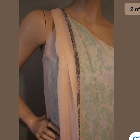 NWT Diane Von Furstenberg drape silk dress 6 DVF - Picture 2 of 8